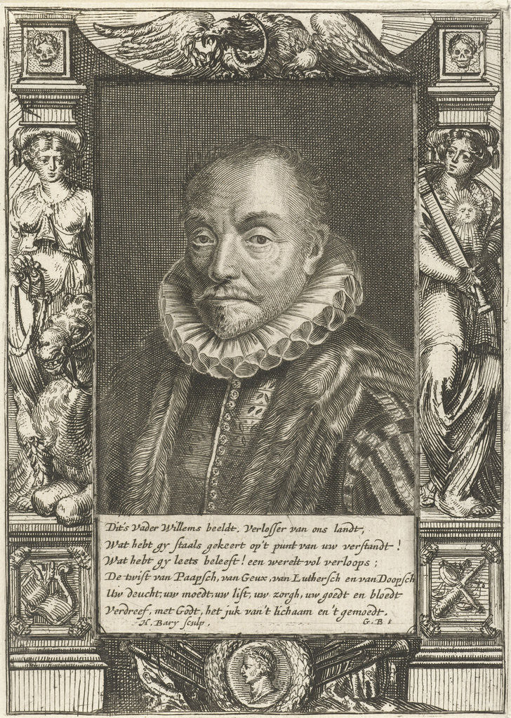 Detail of Portrait of William I, Prince of Orange by Geeraert Brandt I