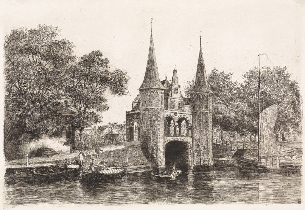 Detail of Watergate in Sneek by Elias Stark