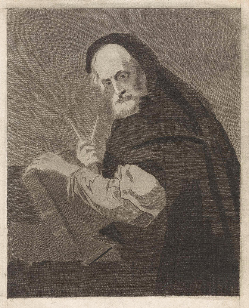 Mathematicians Portrait Portrait of a mathematician posters & prints by Jusepe Ribera