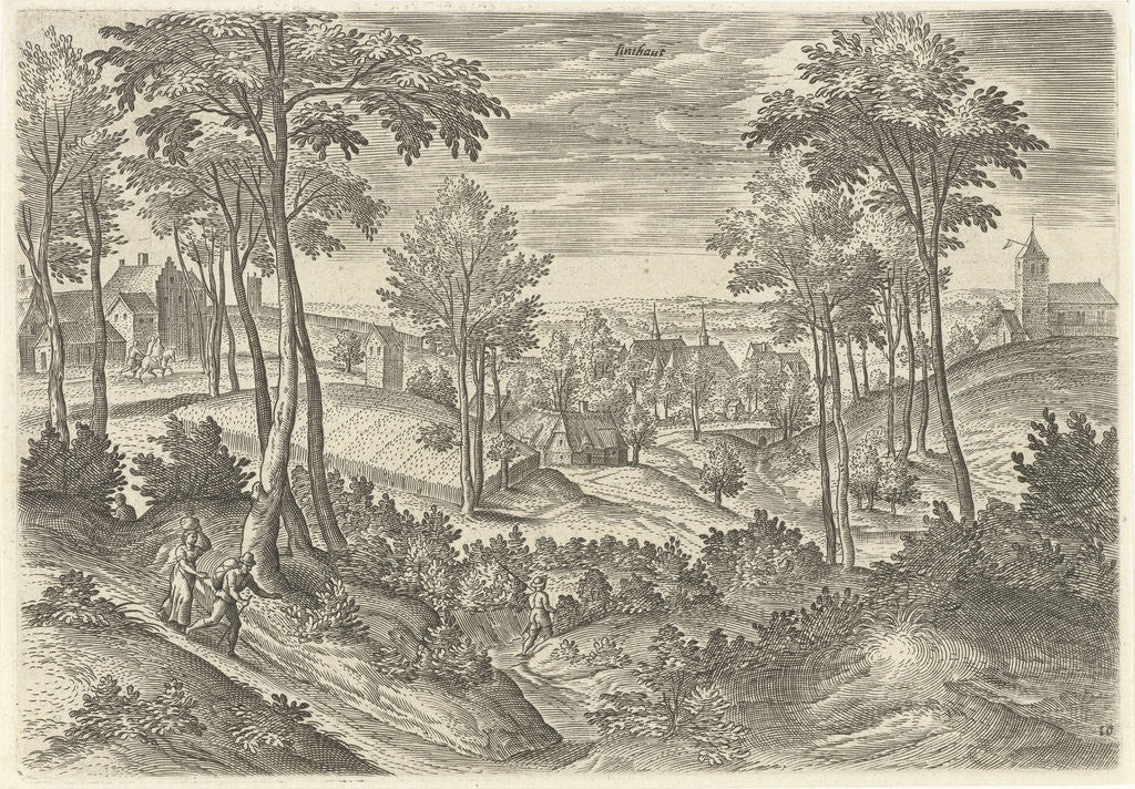 Detail of View of Linthout by Claes Jansz. Visscher II