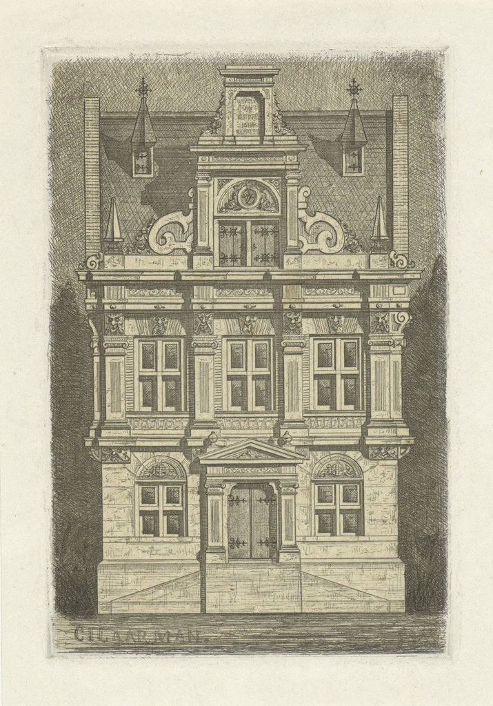 Detail of Renaissance facade by Cornelis Johan Laarman