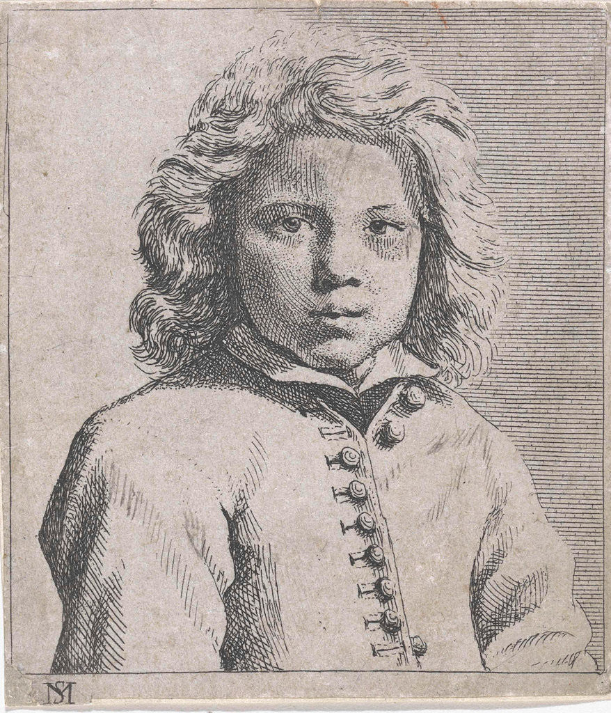 Detail of Bust of a boy by Michael Sweerts