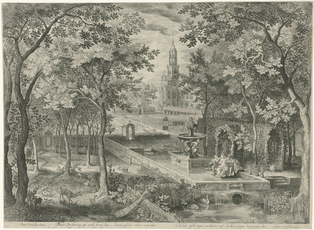 Detail of Susanna and the Elders by Jan van Londerseel