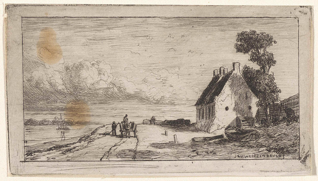 Detail of View near Culemborg by Jan Weissenbruch