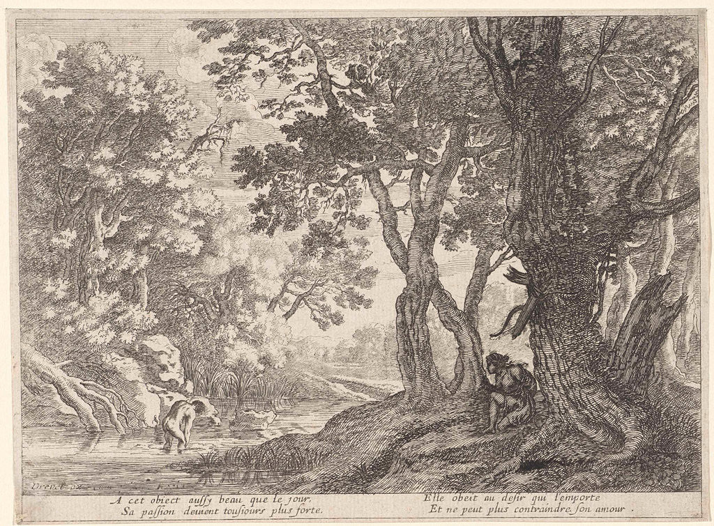 Detail of Salmacis and Hermaphrodite by Pierre Drevet