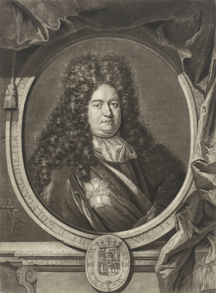 Detail of Portrait of Wolf Dietrich von Beichlingen by Pieter Schenk I