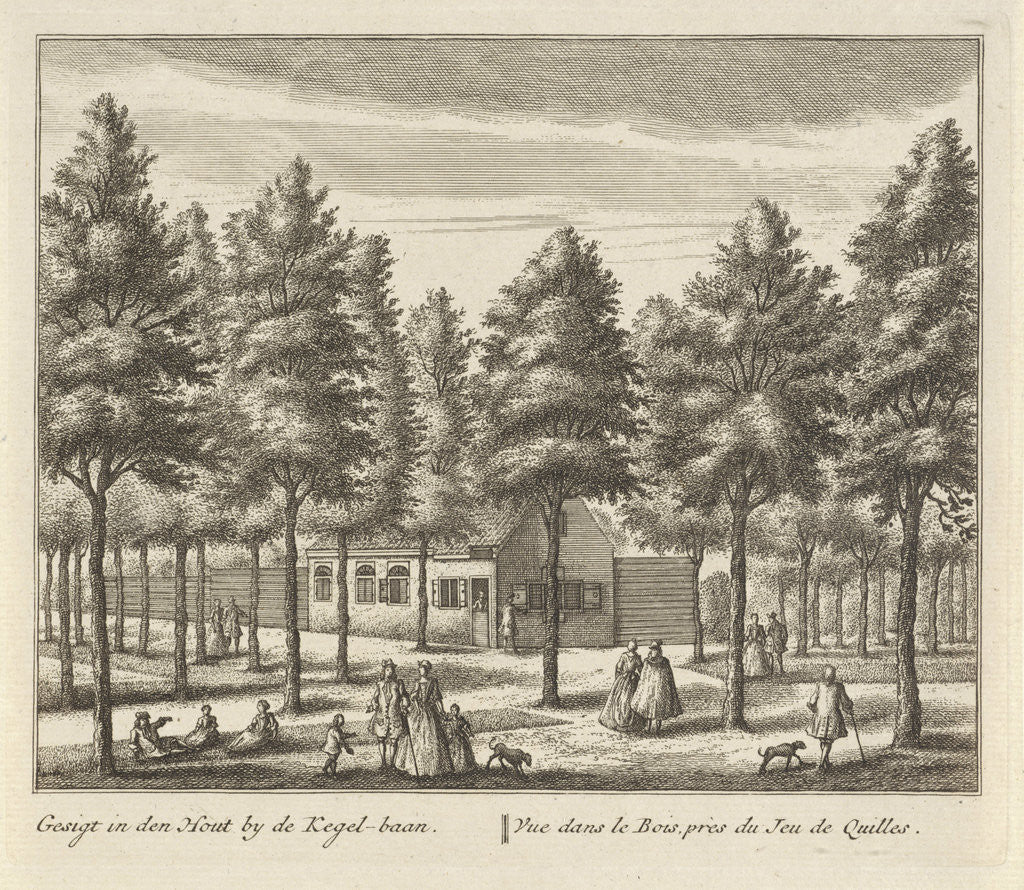 Detail of Forest path near Alkmaar, The Netherlands by Abraham Rademaker