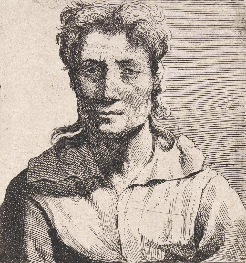 Detail of Bust of an elderly woman by Michael Sweerts