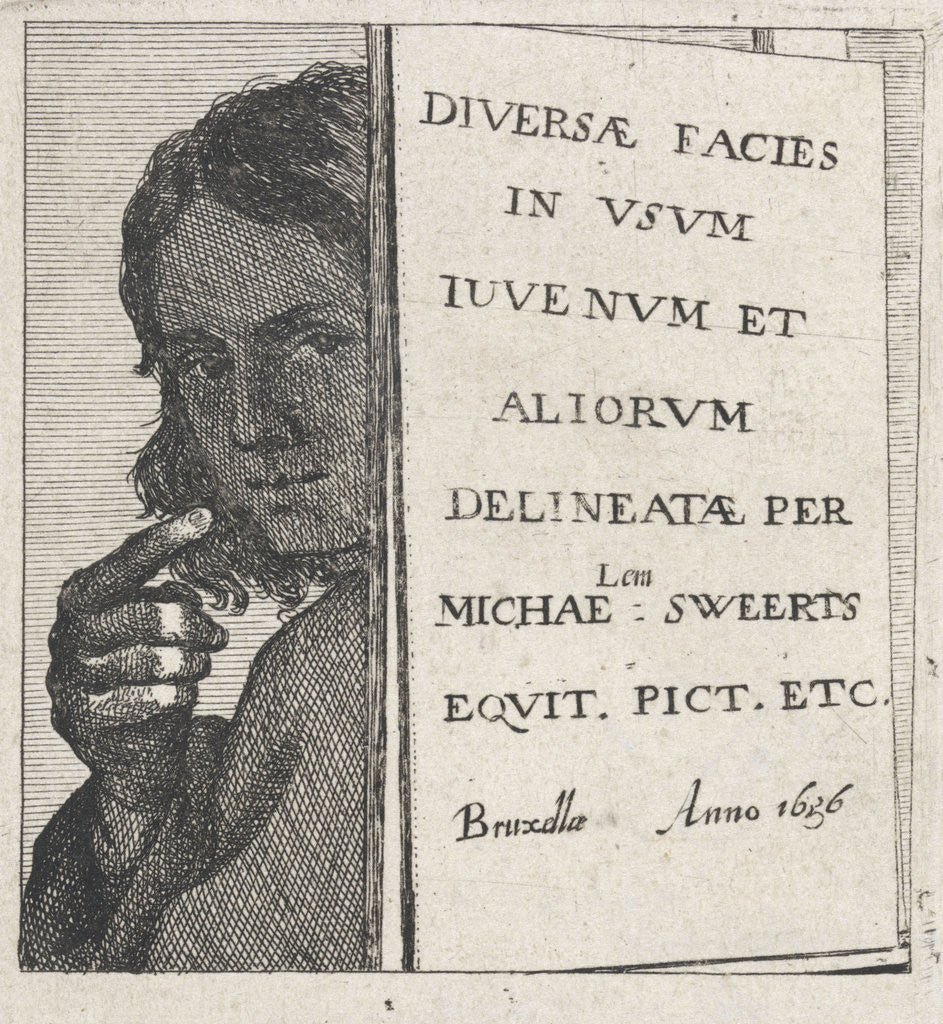 Detail of Bust of a young man by Michael Sweerts