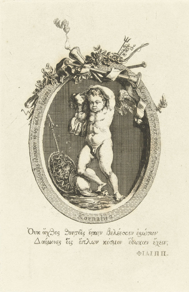 Detail of Carnelian with Amor by Willem Bilderdijk