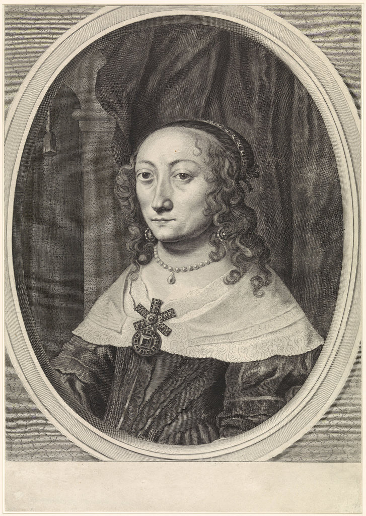 Detail of Portrait of Catherina Charlotta, Countess Palatine of Palatinate-Neuburg by Johannes Spilberg II