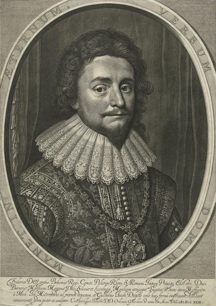 Detail of Portrait of Frederick V, Elector Palatine, King of Bohemia by States General