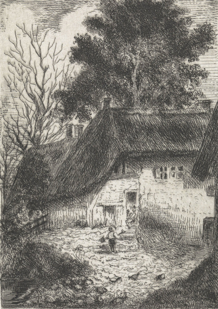 Detail of Child with a shovel by Arnoud Schaepkens