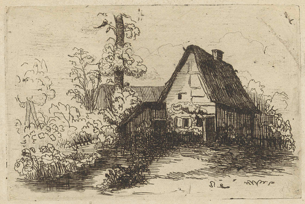 Detail of Farm by Alexander Schaepkens