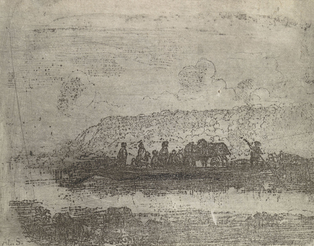 Detail of The ferry by Arnoud Schaepkens