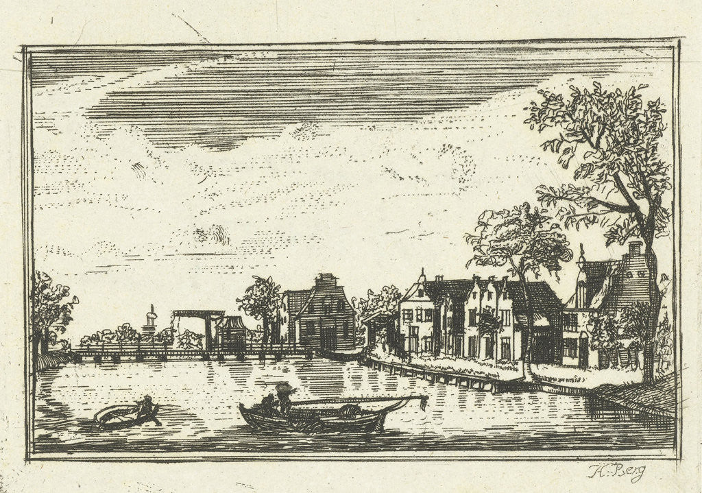 Detail of Nieuwersluis drawbridge by Hendrik Spilman