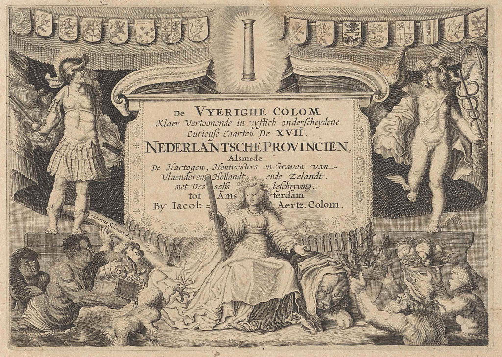 Detail of Jacob Aertz Colom, De Vyerighe Colom by Anonymous