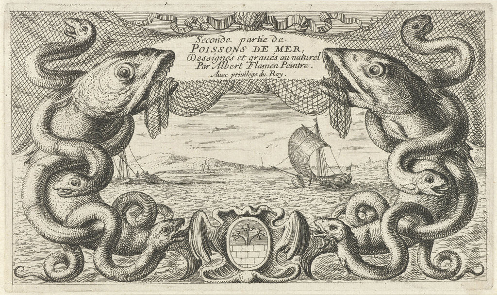 Detail of Seascape by Albert Flamen