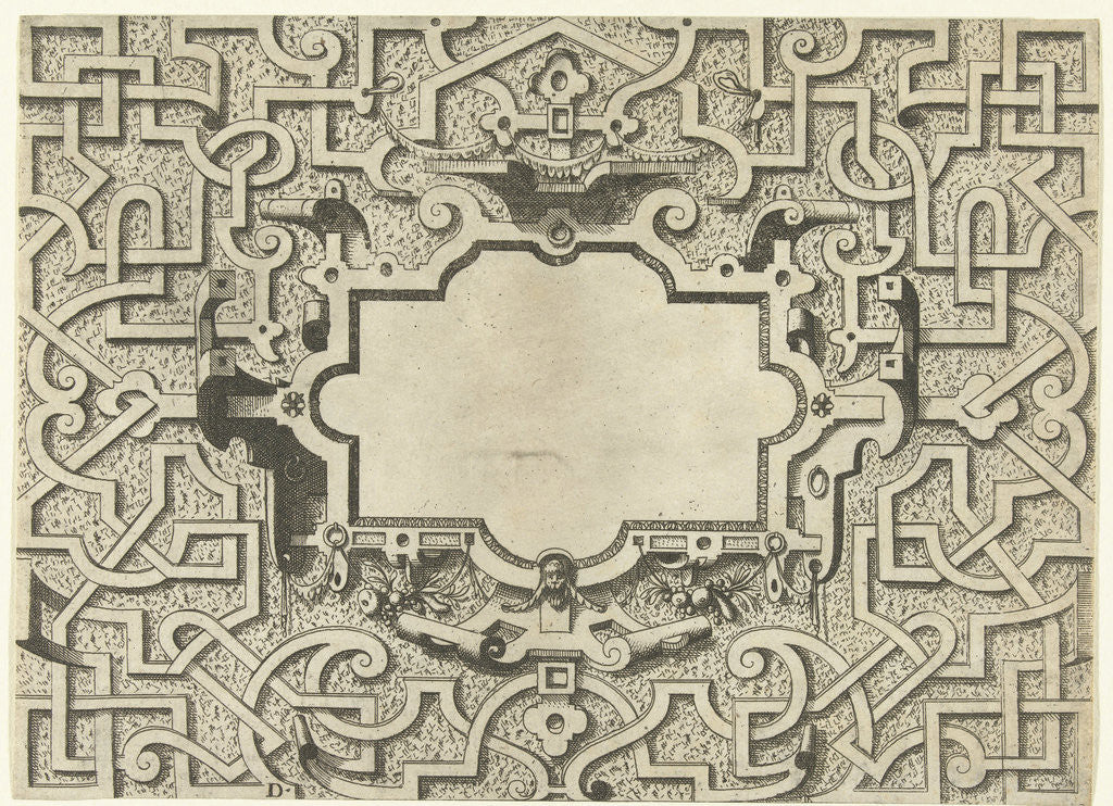 Detail of Cartouche by Hieronymus Cock