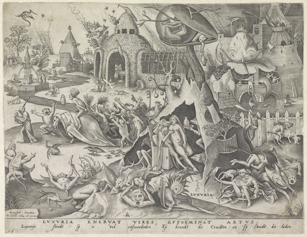 Detail of Lust by Anonymous