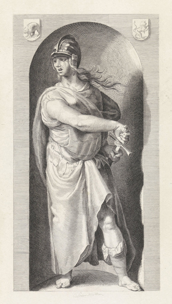 Detail of Wrath by Hendrick Goltzius