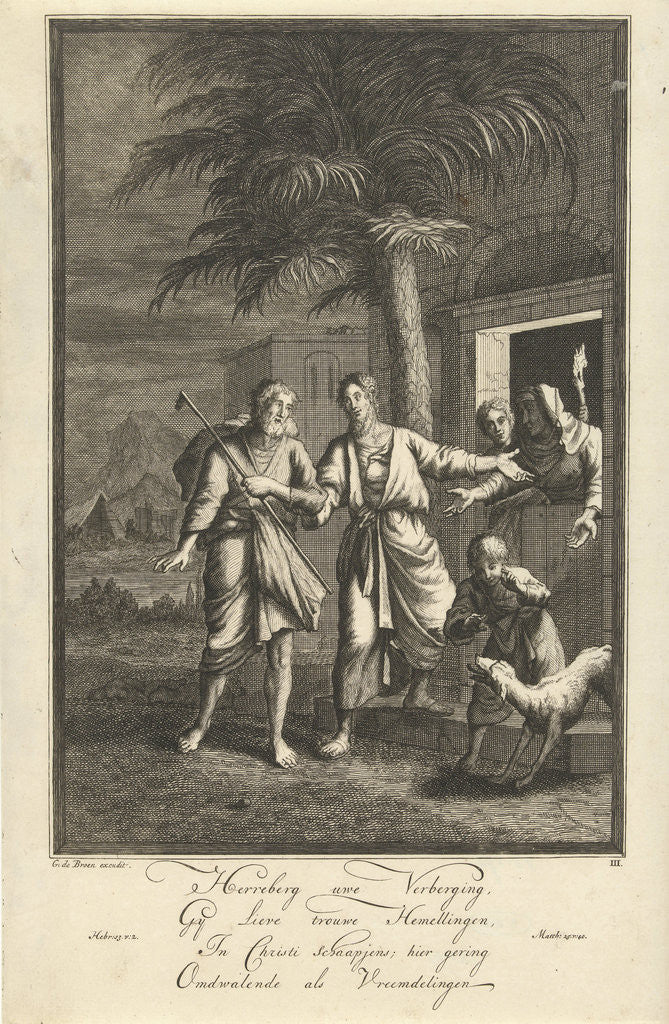 Detail of Foreigners hostels by Gerrit de Broen Sr