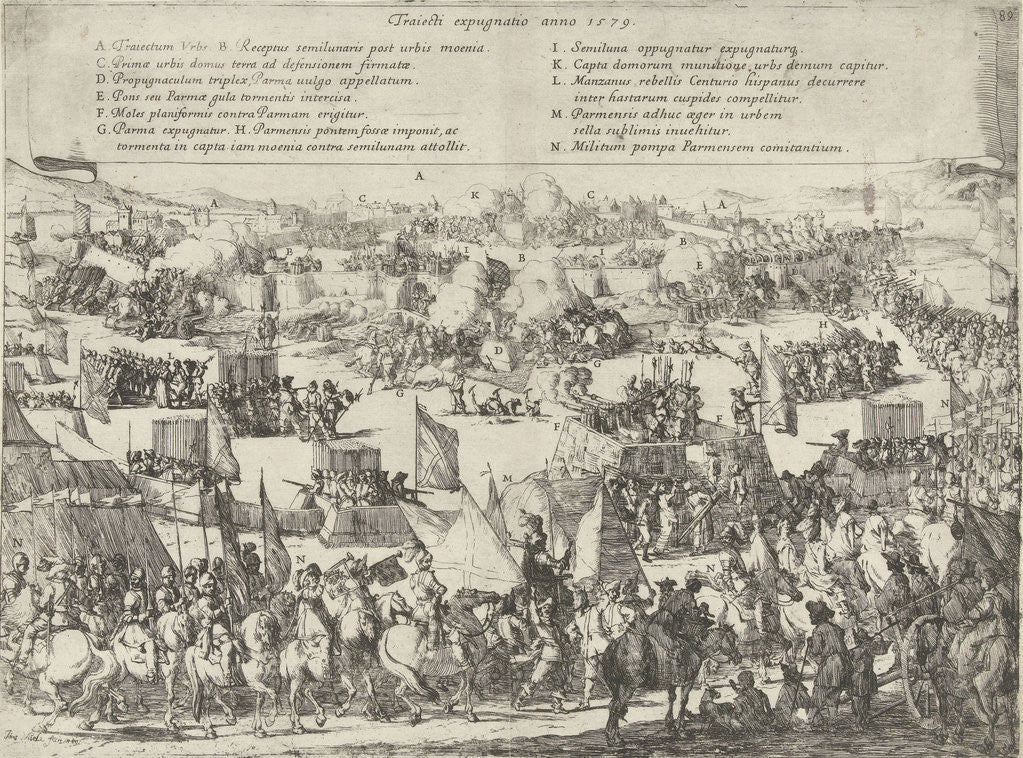 Detail of Portrait of Jan van Goyen by Anonymous