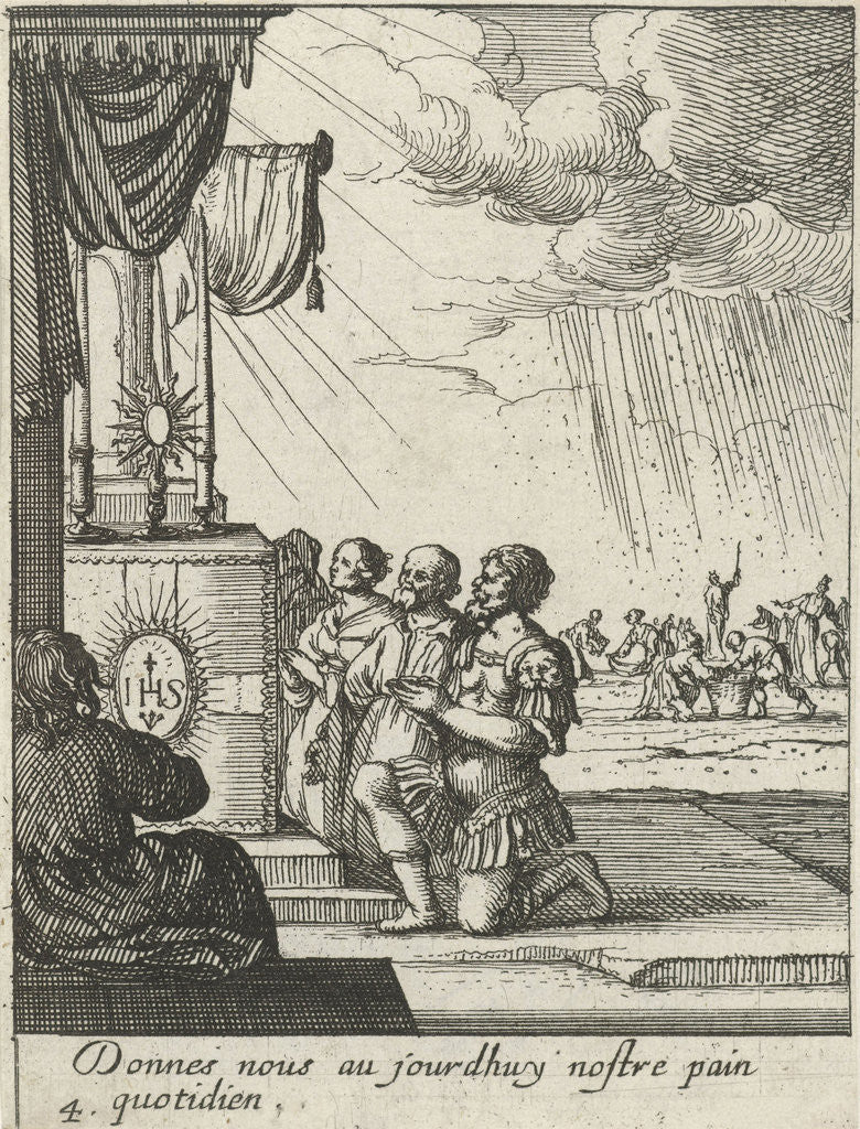 Detail of Give us today our daily bread that we need by Albert Flamen