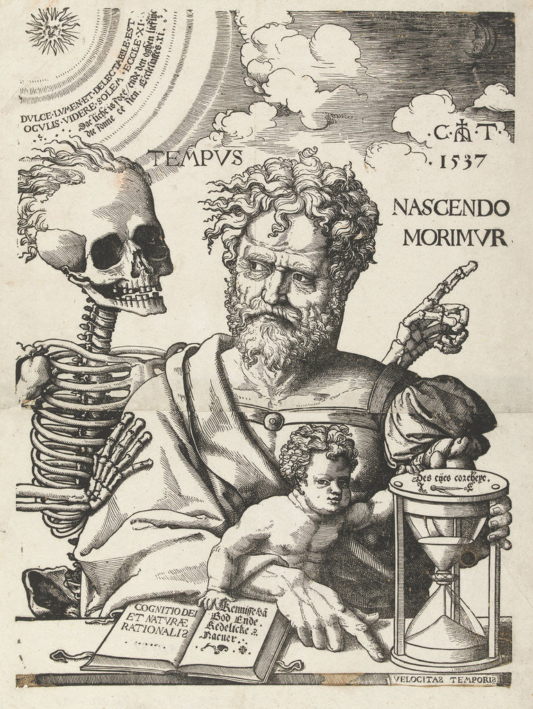 Detail of The impermanence by Jan Ewoutsz.