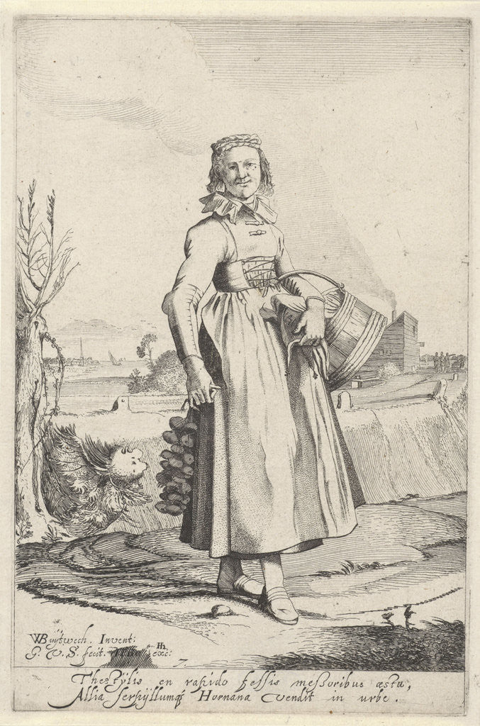 Detail of Girl from Hoorn, front by Anonymous