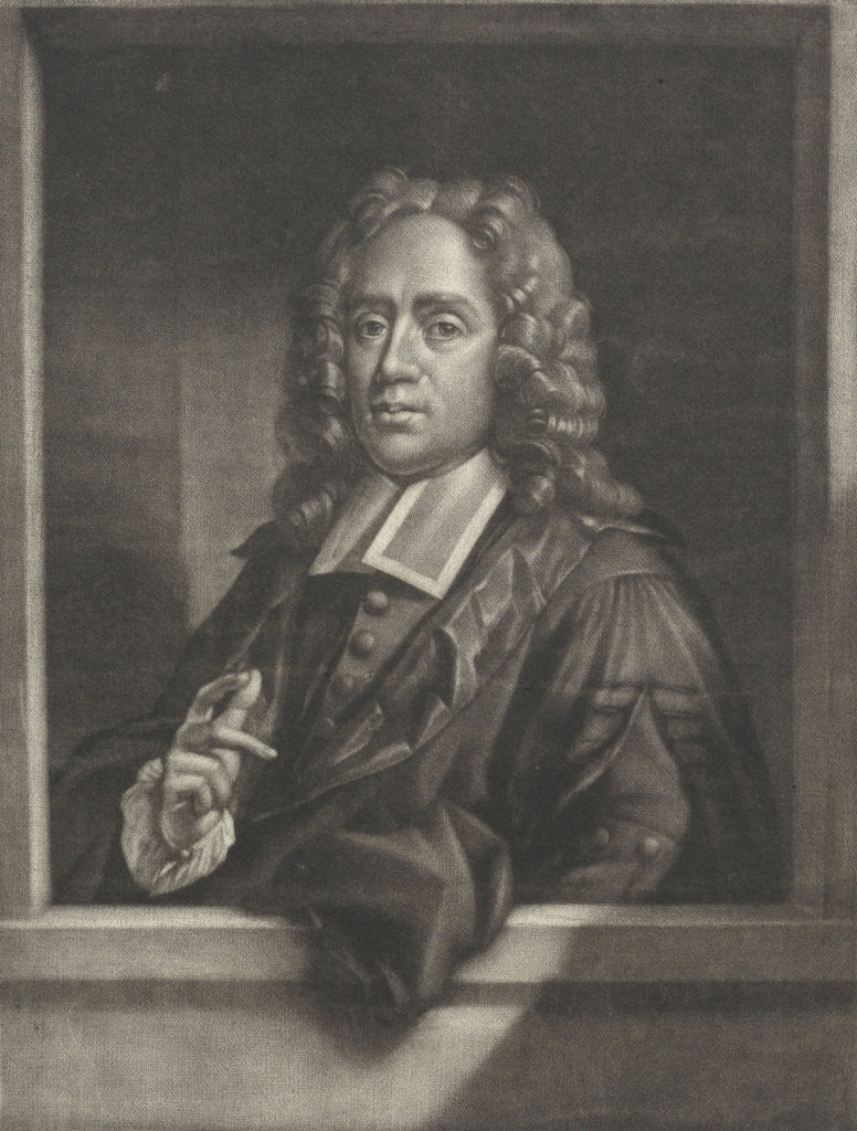 Detail of Portrait of Friedrich Adolph Lampe by Philip van Dijk