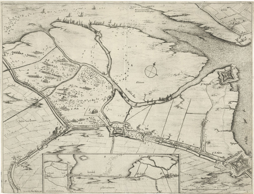 Detail of Failed attack on Fort Kallo by Belgium