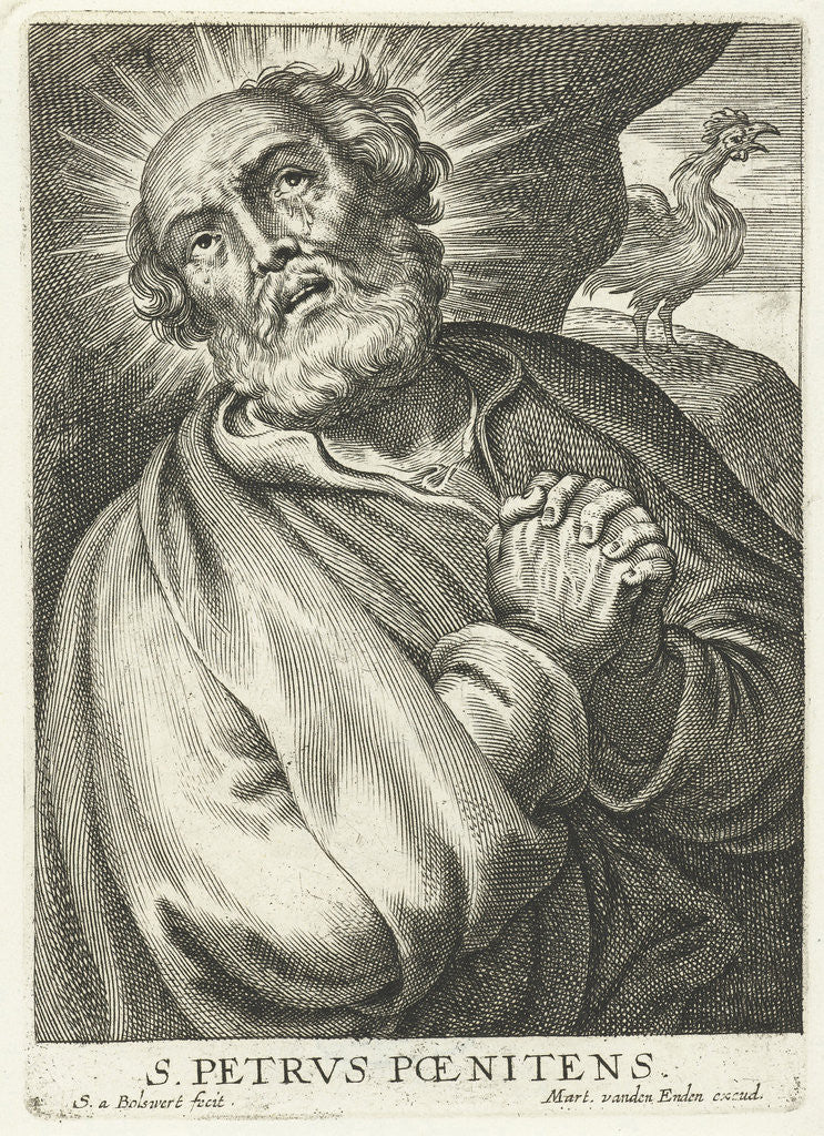 Saint Peter do penance for treason by Martinus van den Enden