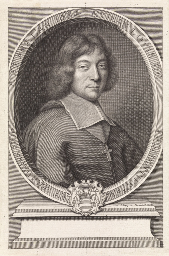 Detail of Portrait of Jean Louis de Fromentières by Pieter van Schuppen