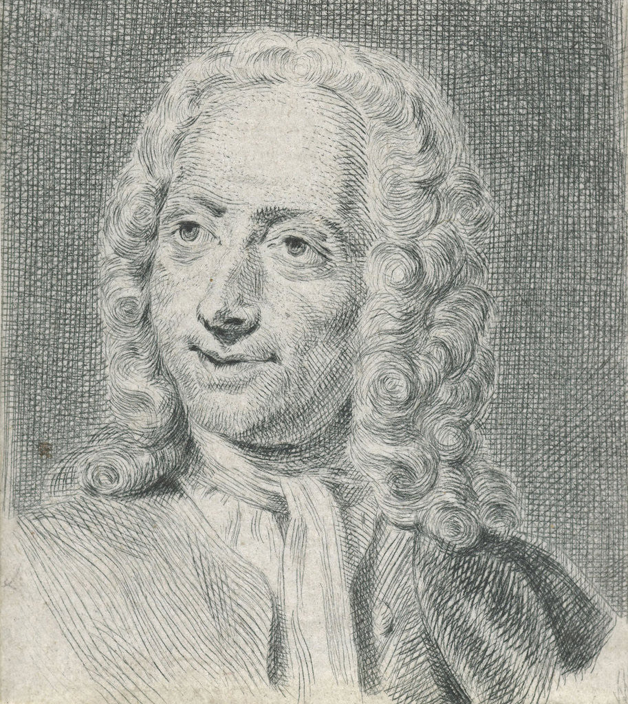 Detail of Portrait of Isaac Walraven by Julius Henricus Quinkhard