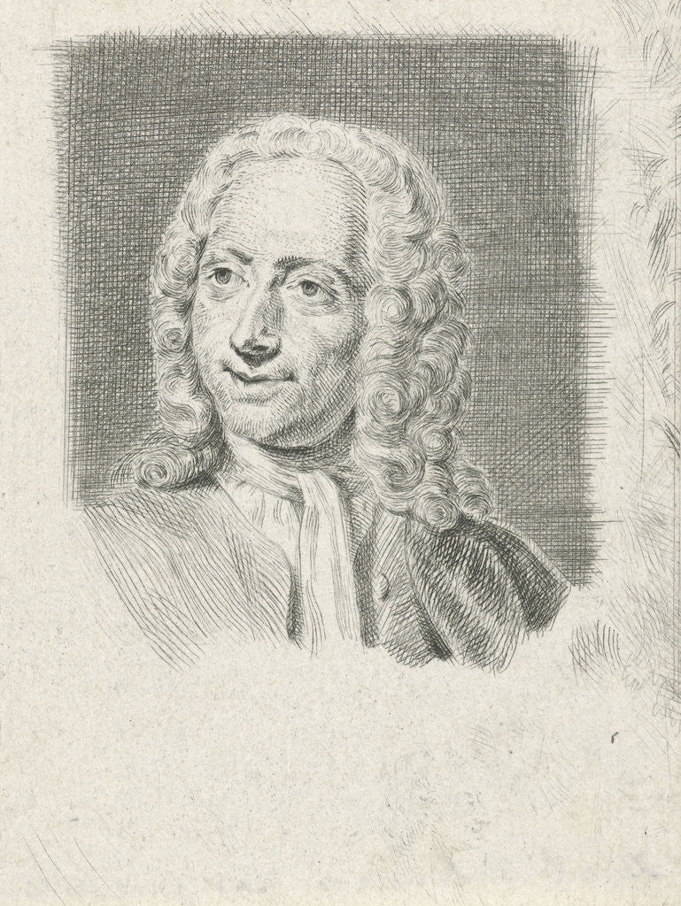 Detail of Portrait of Isaac Walraven by Julius Henricus Quinkhard