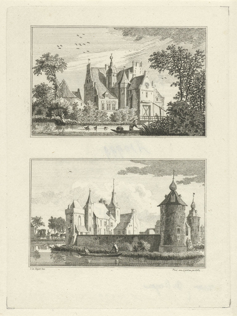 Detail of Halsaf Castle and Castle Grondstein by The Netherlands