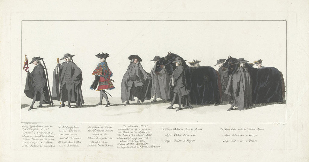 Detail of Station of William IV, 1752, plate 26 by Jan Punt