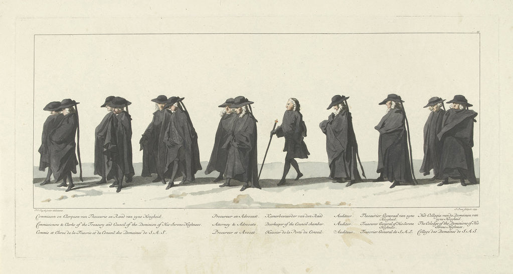 Detail of Station of William IV, 1752, plate 19 by Jan Punt