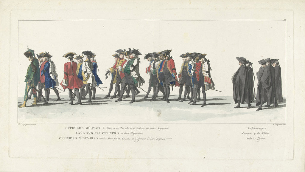 Detail of Station of William IV, 1752, plate 13 by Jan Punt