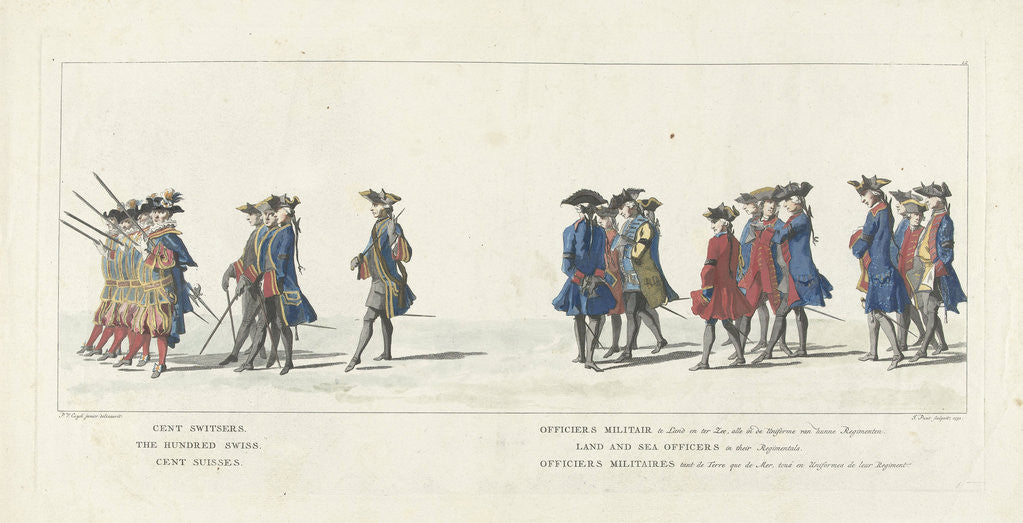 Detail of Station of William IV, 1752, plate 12 by Jan Punt