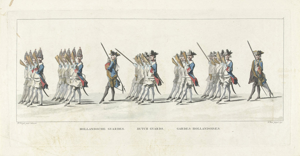 Detail of Station of William IV, 1752, plate 9 by Jan Punt