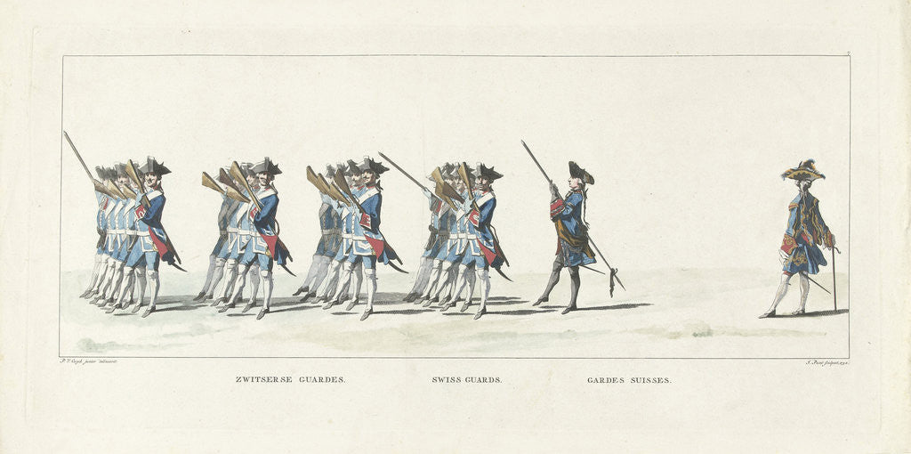 Detail of Station of William IV, 1752, plate 7 by Jan Punt