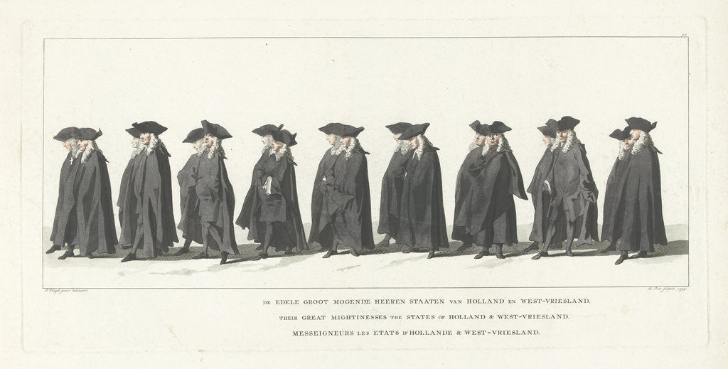 Detail of Station of William IV, 1752, plate 32 by Jan Punt