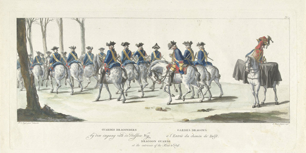 Detail of Station of William IV, 1752, plate 1 by Jan Punt