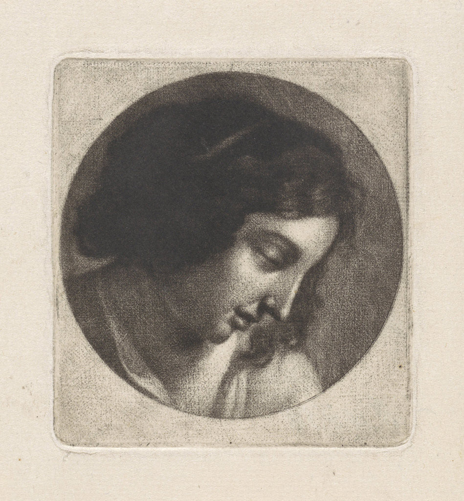 Detail of Bust of a young woman by Abraham Bloteling