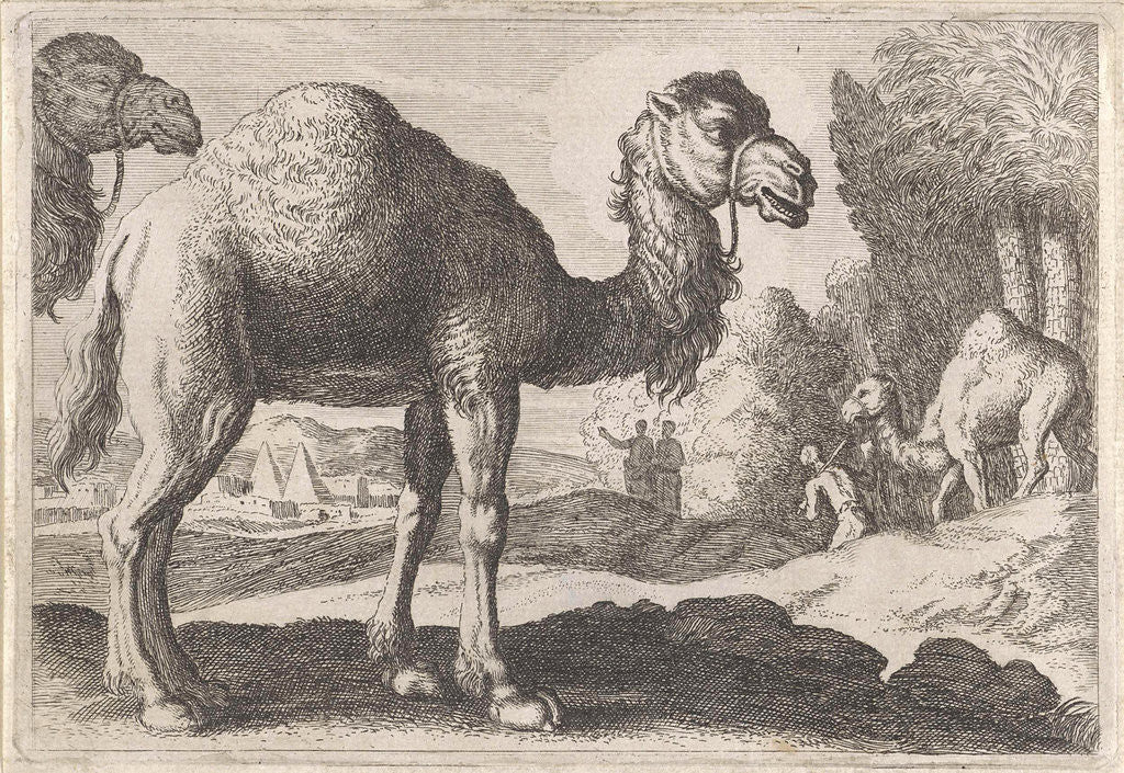 Detail of Camels by Herman van Swanevelt