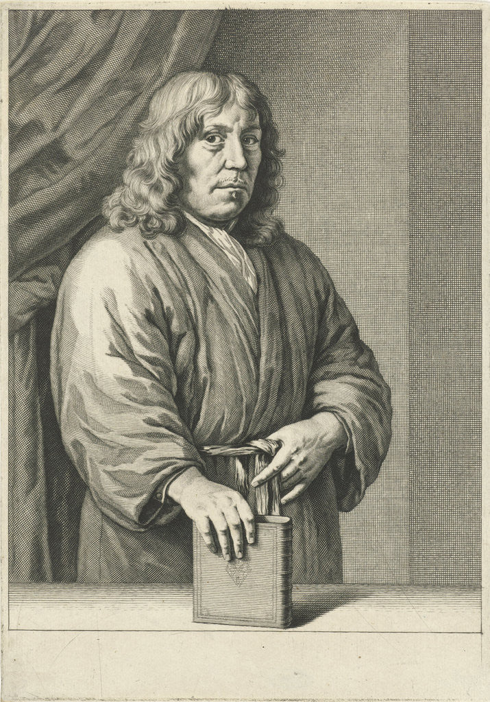Detail of Portrait of Peter van Staveren by Willem van Mieris