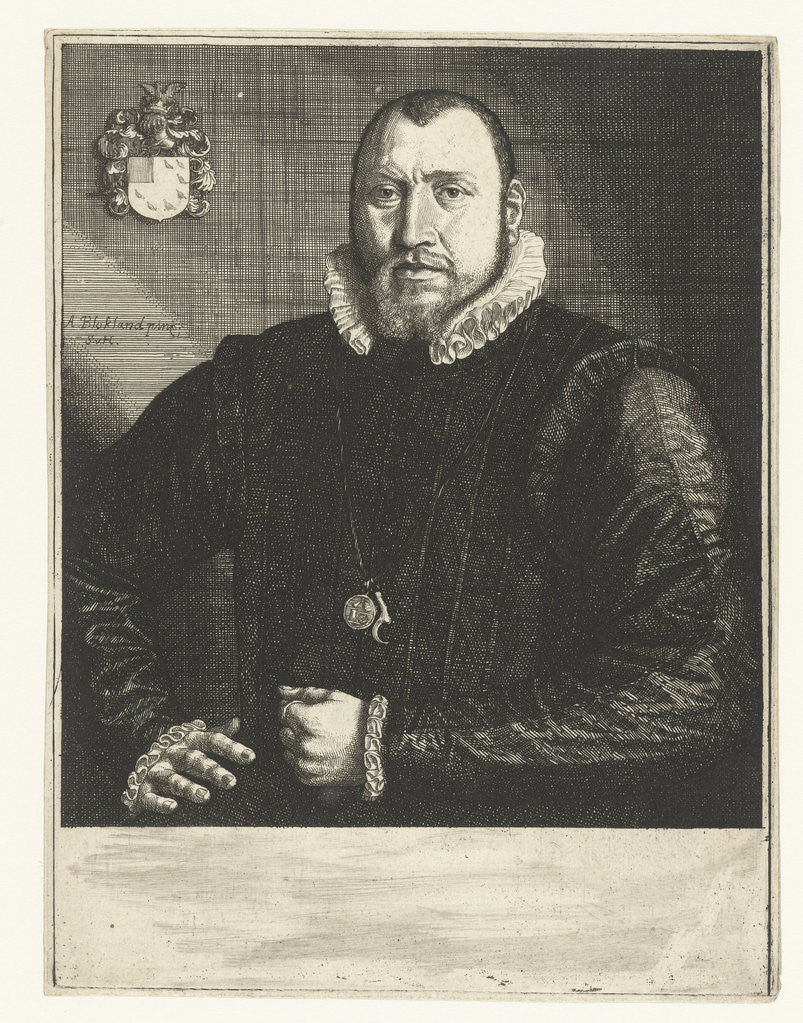 Detail of Portrait of Jacob Muys Holy by Samuel van Hoogstraten