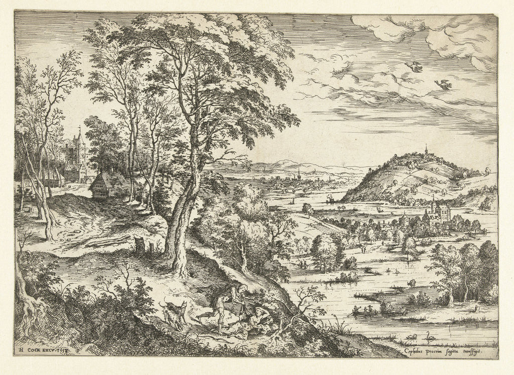 Detail of Cephalus and Procris by Matthys Cock